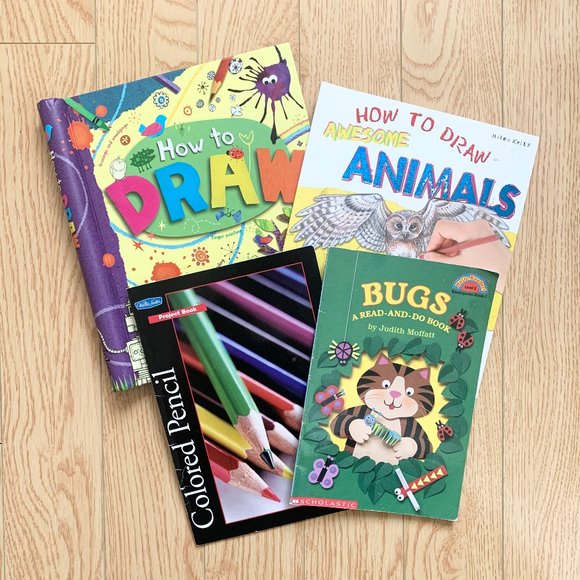 Kid's Drawing Colouring How-to Books Learning - Picture 1 of 3